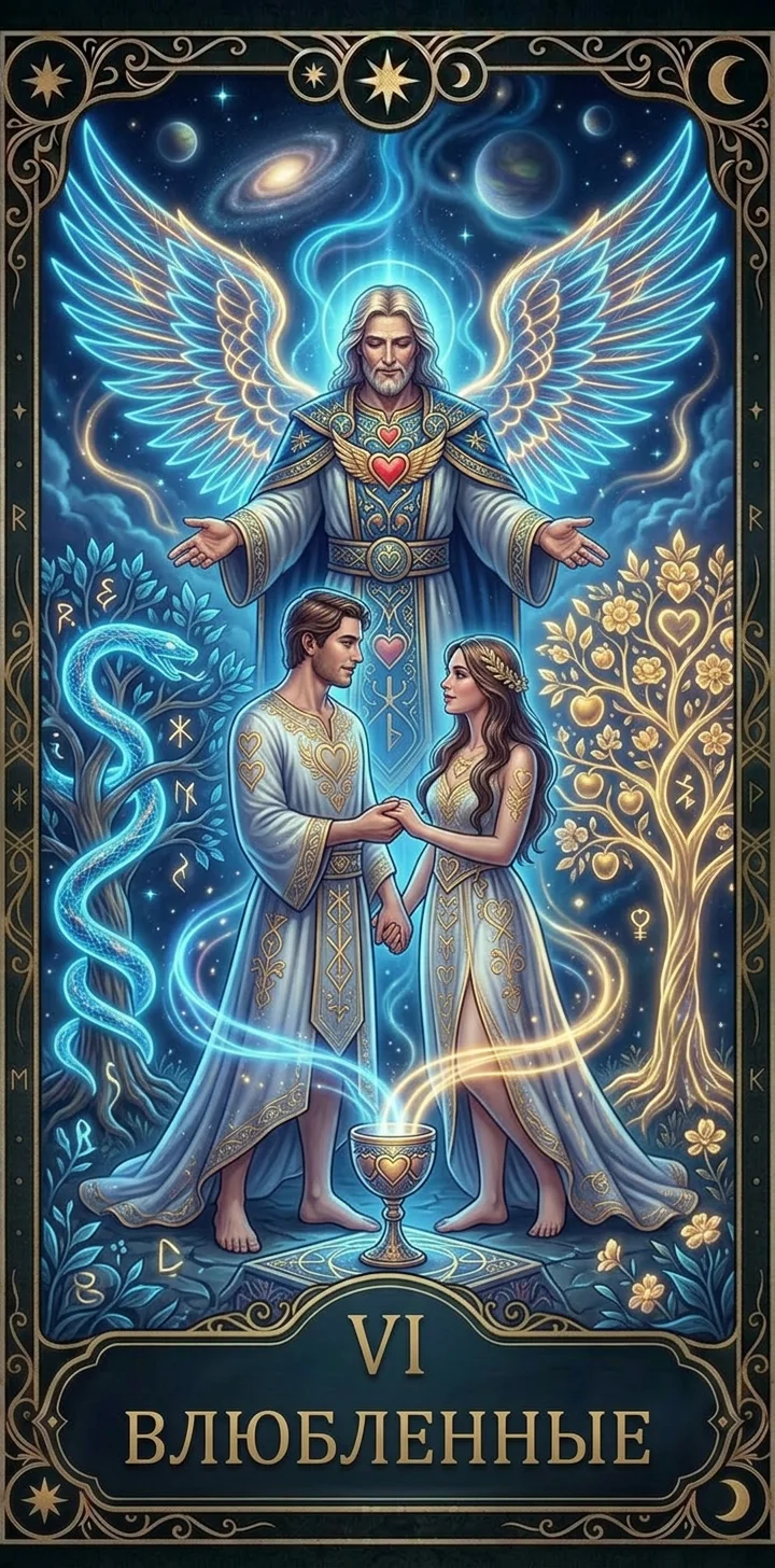 Влюблённые — карта Таро